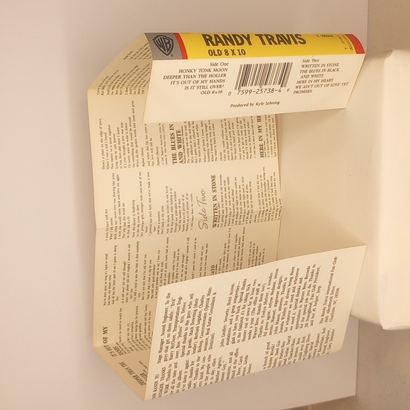 Randy Travis old 8 x 10 vintage cassette tape - Picture 9 of 10